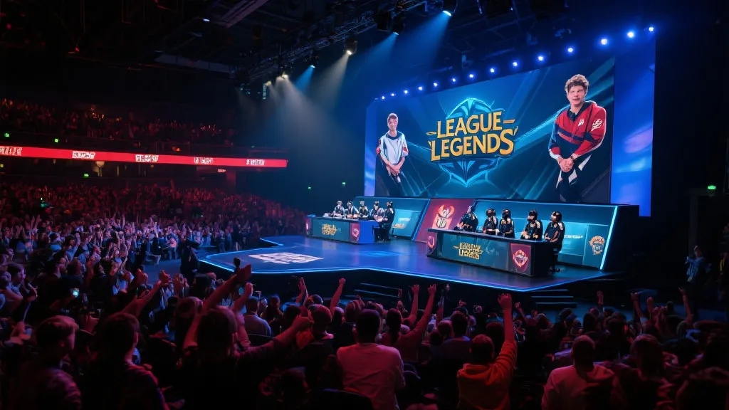 欧洲电竞联赛 G2战队比赛现场